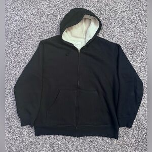 Men's Black Hooded Sweater